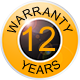 12 Year Warranty